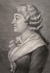 Madame Roland, engraved by Stephane Pannemaker (1847-1930) after Rambert, from 'Histoire de la Revolution Francaise' by Louis Blanc (1811-82) (engraving)