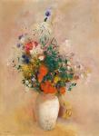 Vase of Flowers (Pink Background), c.1906 (oil on canvas)