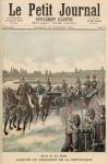 Review of Troops, 14th July: Arrival of the President of the Republic, from 'Le Petit Journal', 18th July 1891 (colour litho)