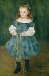 Girl with a skipping rope, 1876 (oil on canvas)