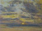 Study of the Sky with Setting Sun, c.1862-70 (pastel on paper)