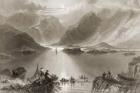 Killary Harbour, County Mayo, Ireland, from 'Scenery and Antiquities of Ireland' by George Virtue, 1860s (engraving)