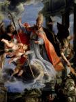 The Triumph of St. Augustine (354-430) 1664 (oil on canvas)