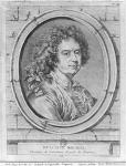 Portrait of Hyacinthe Rigaud, 1752-65 (engraving) (b/w photo)