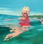 Pretty Swimmer, 2017, (oil on canvas)