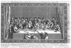 'The Candle of Reformation is Lighted': Meeting of Protestant Reformers from Various Countries, engraved by Lodge (engraving) (b/w photo)