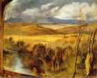 A Highland Landscape, c.1825-35 (oil on board)