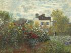 The Artist's Garden in Argenteuil (A Corner of the Garden with Dahlias), 1873 (oil on canvas)