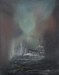 Jutland May 31st 1916, 2014, (Oil on canvas)