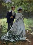 The Promenaders, or Bazille and Camille, 1865 (oil on canvas)