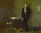 Henri Rochefort (1831-1913) in Mazas Prison, 1871 (oil on canvas)