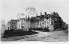 View of the Maternite Port-Royal, the gardens, 1905 (w/c on paper) (b/w photo)