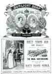 Sunlight Soap advertisement, from 'The Illustrated London News Diamond Jubilee Number', 1897 (litho) (b/w photo)