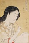 Portrait of a Woman (woodblock print)