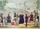 Summer Fashions for 1840 (colour engraving)