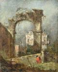 A Capriccio - A Ruined Arch, 18th cenury