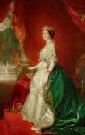 Empress Eugenie of France (1826-1920) wife of Napoleon Bonaparte III (1808-73) (oil on canvas)