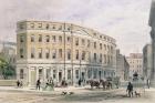 New Houses at Entrance of Gresham St, 1851 (w/c on paper)