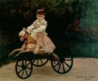 Jean Monet on his Hobby Horse, 1872 (oil on canvas)