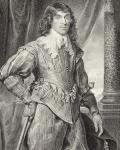 Portrait of William Hamilton, 2nd Duke of Hamilton (1616-51), from 'Lodge's British Portraits', 1823 (litho)