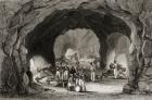 Gun Emplacements, St George's Hall, Gibraltar (engraving)