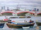 Busy Scene at Blackfriars, 2005 (oil on panel)