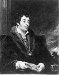 Portrait of Robert Southey (1774-1843) (engraving) (b/w photo)