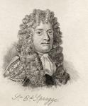 Sir Edward Spragge, from 'Crabb's Historical Dictionary', published 1825 (litho)