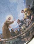 St. Anthony Preaching, detail from the Miracle of St. Anthony of Padua, from the cupola, 1798 (fresco)