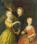 The Children of Councillor Barthold Heinrich Brockes (1680-1747) (oil on canvas)