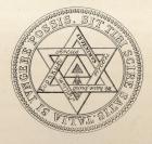 Masonic seal of the Grand Chapter of London, from 'The History of Freemasonry, volume II', published by Thomas C. Jack, London, 1883 (litho)