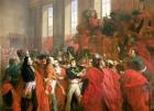 Bonaparte and the Council of Five Hundred at St. Cloud, 10th November 1799, 1840 (oil on canvas) (detail of 50509)