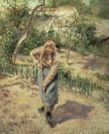 Woman Digging in an Orchard, 1882