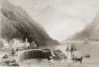 Rosstrevor Pier, County Down, from 'Scenery and Antiquities of Ireland' by George Virtue, 1860s (engraving)