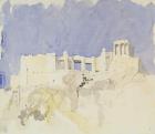 Acropolis, Athens, 1994 (w/c on paper)