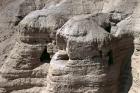 View of the Qumran Caves, where the Dead Sea Scrolls were discovered in 1947 (photo)