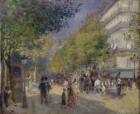 The Boulevards (Les Grands Boulevards), 1875 (oil on canvas)