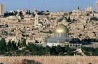 The Dome of the Rock, built AD 692, and the city beyond (photo)
