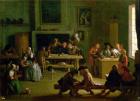 Interior of a Schoolroom (oil on canvas)