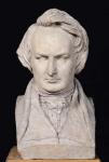 Bust of Victor Hugo (1802-85) aged 35, 1837 (plaster)