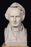 Bust of Victor Hugo (1802-85) aged 35, 1837 (plaster)