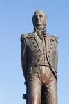 Bantry, West Cork, Ireland. Statue of Theobald Wolfe Tone, 1763 - 1798, Irish revolutionary and founding member of United Irishmen who is considered father of Irish Republicanism. Statue sculpted by Jeanne Rynhart.