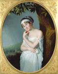 Portrait of Madame Recamier (1777-1849), c.1798-9 (oil on canvas)