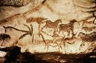 Horses and deer from the Caves at Altamira, c.15000 BC (cave painting)