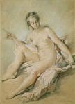 A study of Venus, 1751 (pastel on paper)