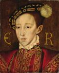 Portrait of Edward VI (1537-53) (oil on panel)
