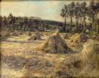 Haystacks in Sunset, 1906 (pastel on paper)