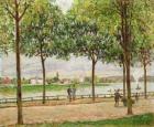 Les Promenade des Marronniers, St Cloud, 1878 (oil on canvas)