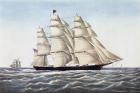 The Clipper Ship "Flying Cloud", published by Currier & Ives, 1852 (colour litho)