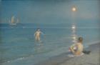 Boys Bathing at Skagen. Summer Evening, 1899 (oil on canvas)